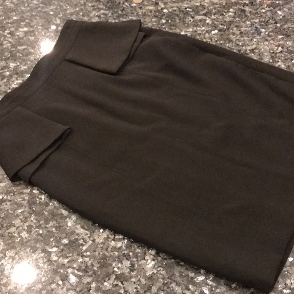 White House | black market black peplum skirt.